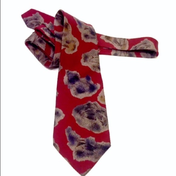 Stafford Other - Stafford Red & Gray Men's Necktie
